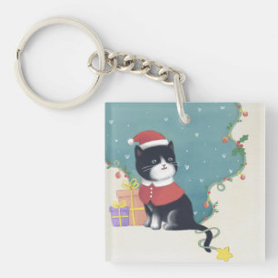 God jul: Kattillustration