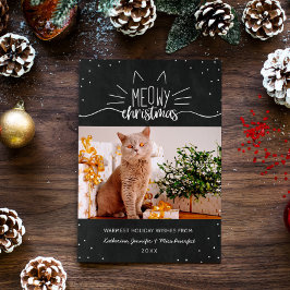 God jul - Kattjulfoto Julkort
