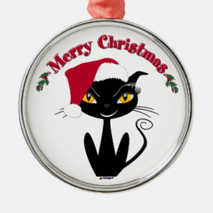 God jul Kattunge Julgransprydnad Metall