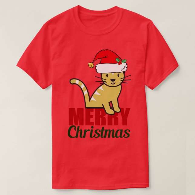 God jul Kattunge T Shirt (Design framsida)