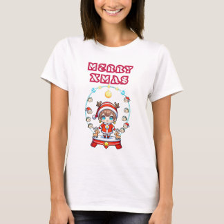 God jul Kawaii: Roligt för goda vänner T Shirt