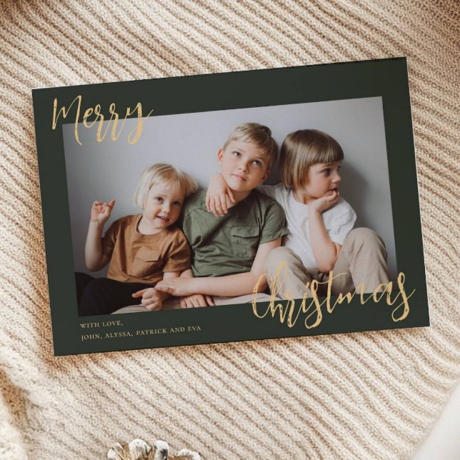 God jul Kids Photo Julkort (Skapare uppladdad)