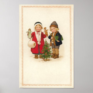 God jul Kids Poster