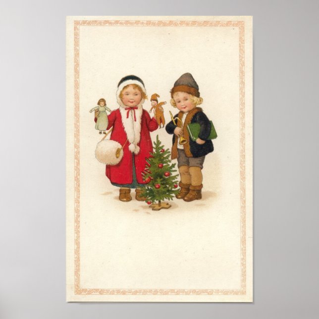 God jul Kids Poster (Framsidan)