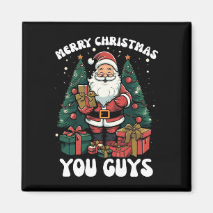 God Jul Killar Tomte Magnet