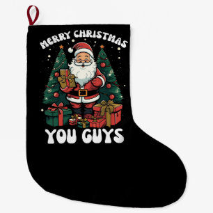 God Jul Killar Tomte Stor Julstrumpa
