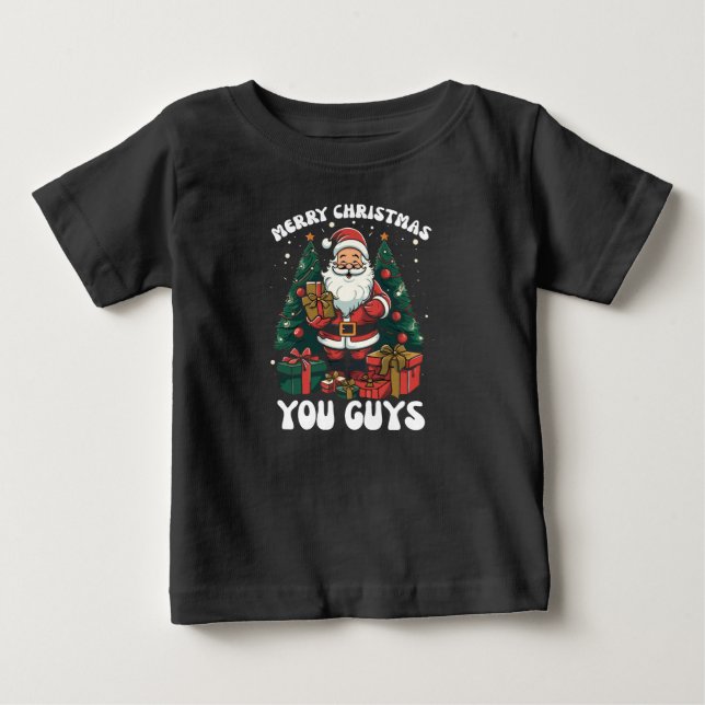 God Jul Killar Tomte T Shirt (Framsida)