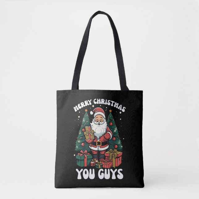 God Jul Killar Tomte Tygkasse (Framsida)