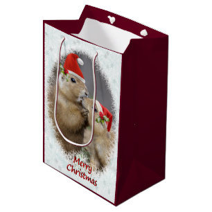 God jul Kiss Medium Gift Bag