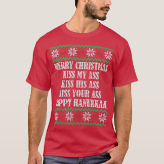 God jul Kiss My A T Shirt