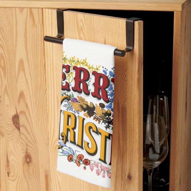 God jul Kitchen Towel Kökshandduk (Thirds Fold)