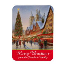 God jul Kitsch Nostalgic German Market Magnet