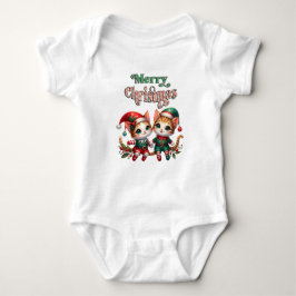 God jul Kitten Elves T Shirt