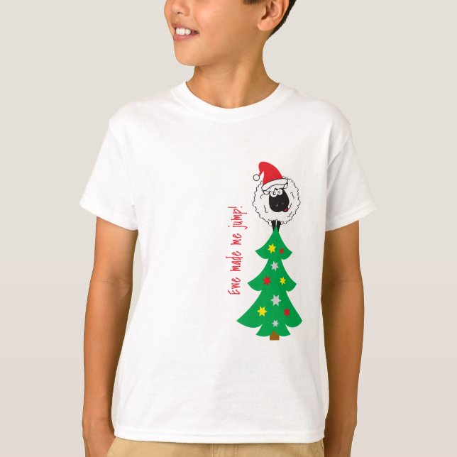 God jul Kiwi stil T Shirt (Framsida)