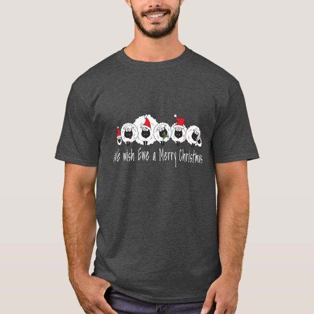 God jul Kiwi stil T Shirt (Framsida)
