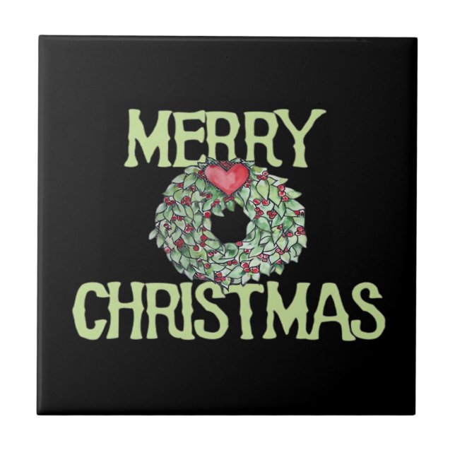 God Jul Klassiker Kakelplatta (Framsidan)