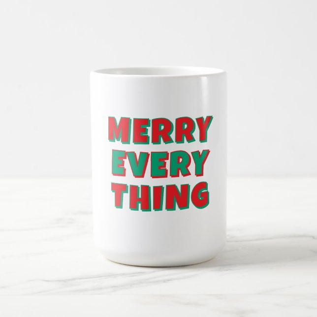 God Jul Klassisk Unik Minimalistisk Enkel Kaffemugg (Center)