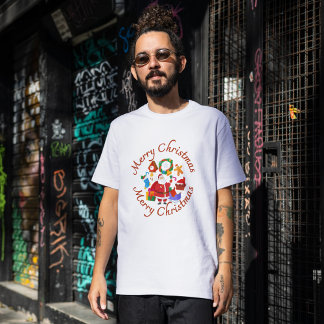 "God jul" Klassiska jultomte & Helgdag-ikoner T Shirt