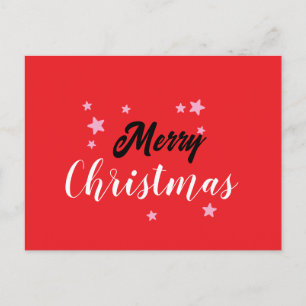 God jul klassiskt, unikt, minimalistiskt, vanligt helg vykort