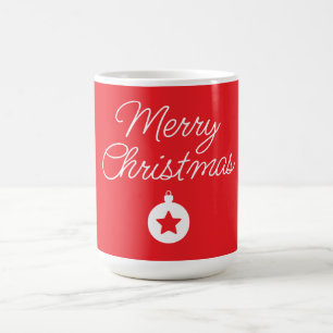 God jul klassiskt, unikt, minimalistiskt, vanligt kaffemugg