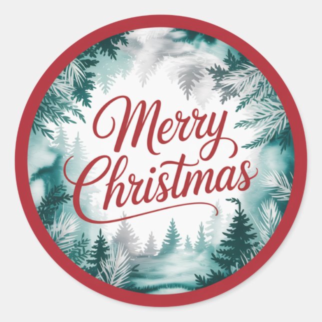 God Jul Klistermärke (Framsida)