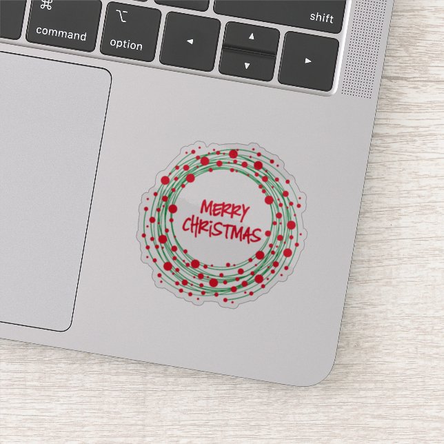God jul klistermärken (Detalj)