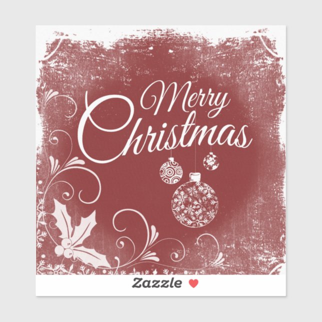 "God Jul" Klistermärken (Ark)