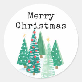 God jul-klistermärken runt klistermärke