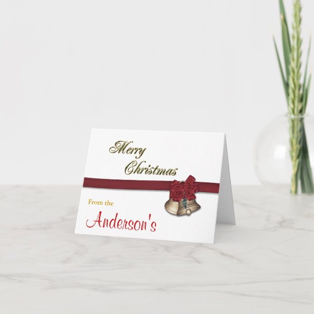 God jul Klockor-kort Helgkort (Framsida)