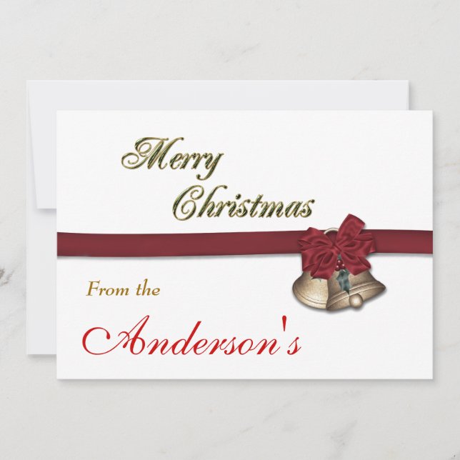 God jul Klockor-kort Julkort (Framsida)