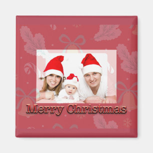 God jul Klockor med bilden Magnet