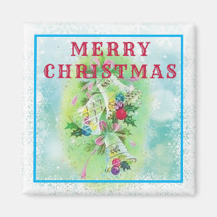 God jul Klockor Retro 2-trådsfack Magnet