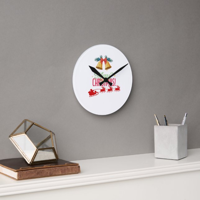 God Jul – Klockor & Tomtens släde-design (Kontor)