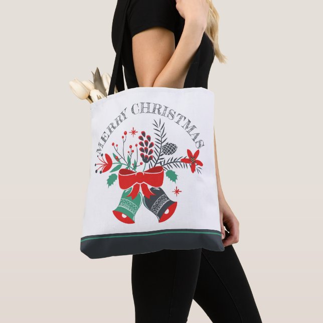 God jul Klockor Utandning Tygkasse (Närbild)