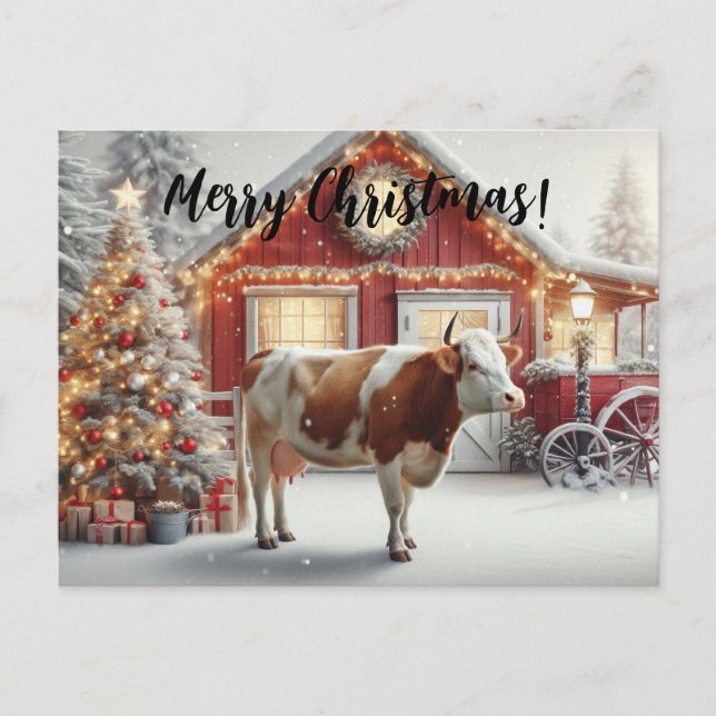 God Jul Ko Vykort (Framsida)