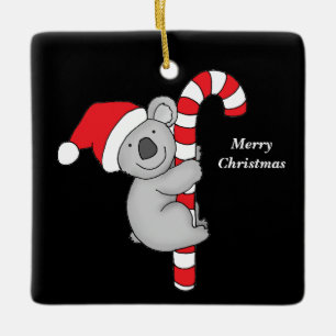 god jul Koala Bear Ceramic Ornament