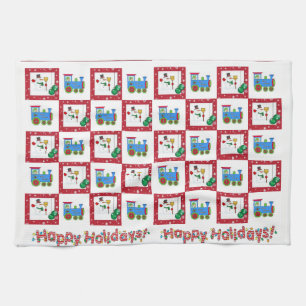 God jul, kök, handdukar