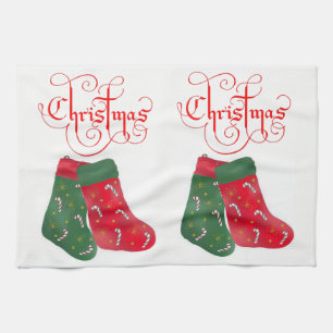 God jul, kök, handdukar