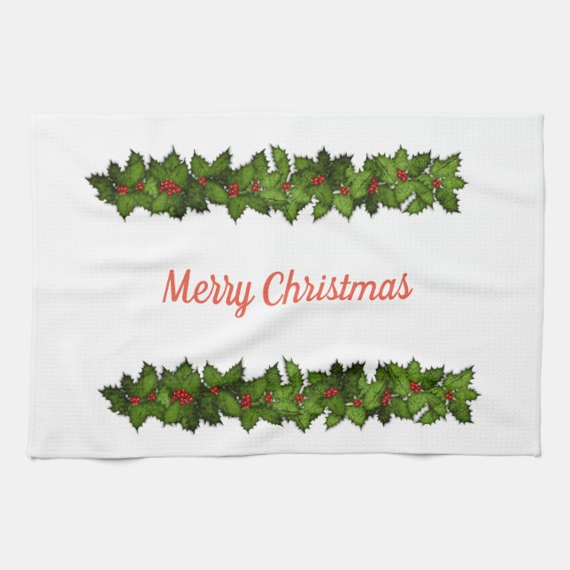 God jul kökshandduk (Horisontell)