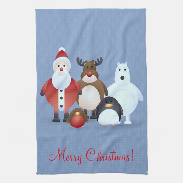 God jul kökshandduk (Vertikal)