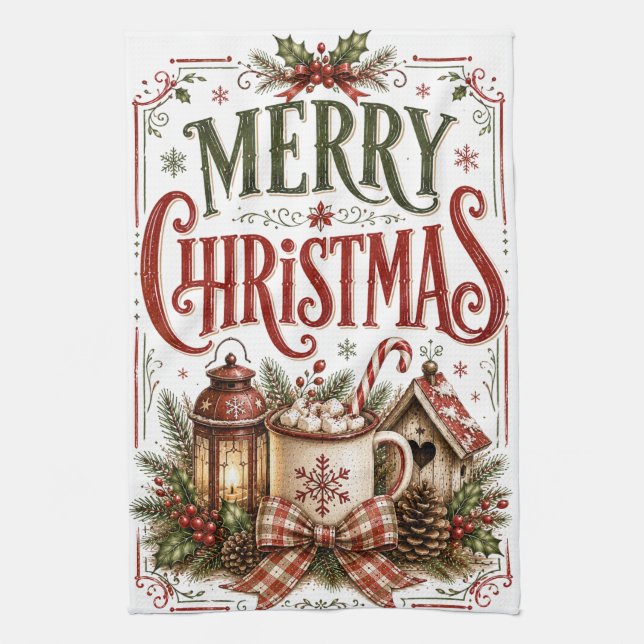 God Jul Kökshandduk (Vertikal)