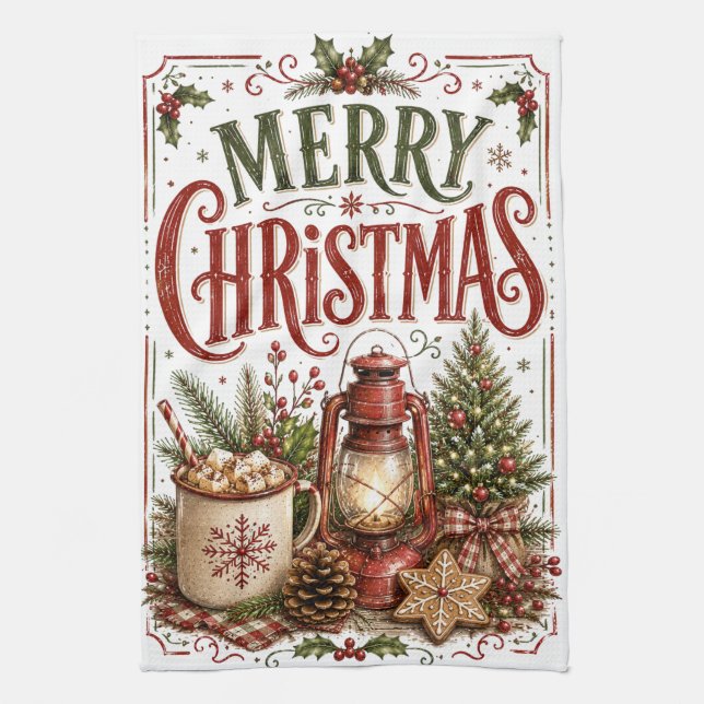 God Jul Kökshandduk (Vertikal)
