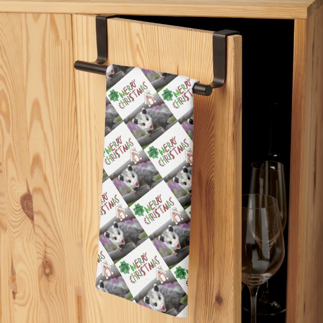 God jul Kökstorn Opossum Kökshandduk (Thirds Fold)