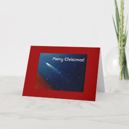 God jul! Komet Kohoutek Helgkort
