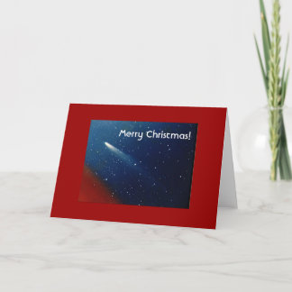 God jul! Komet Kohoutek Helgkort