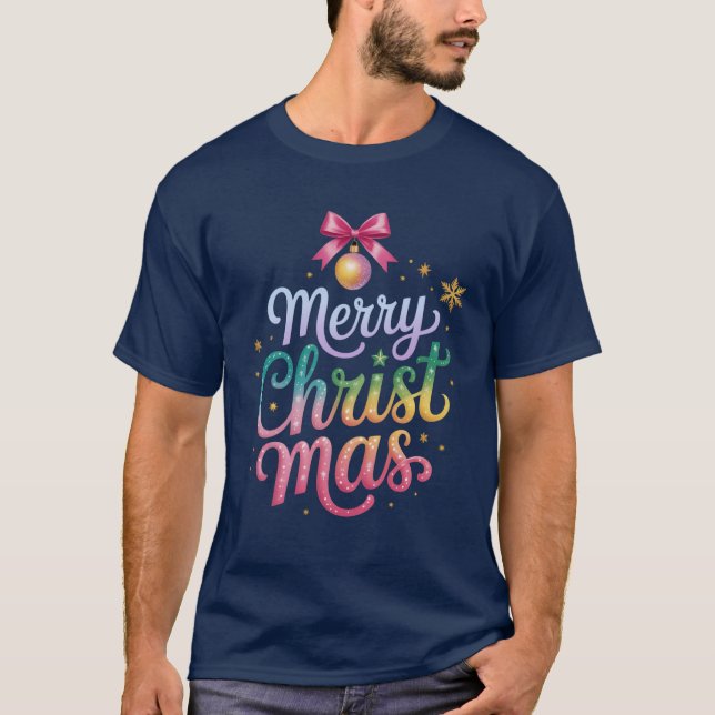 God Jul kompis T Shirt (Framsida)