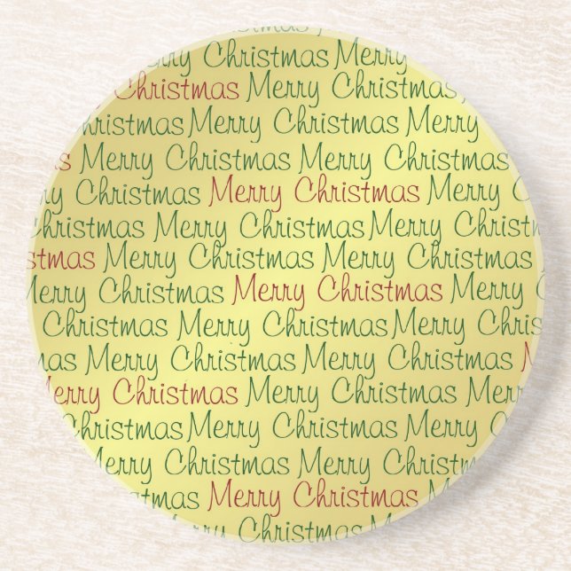 God Jul Kopp Underlägg Sandsten (Framsidan)