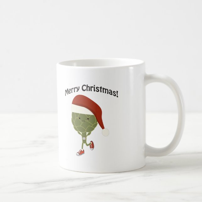 God jul! Köra Artichoke Kaffemugg (Höger)