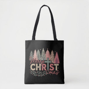 God jul kors tro Jesus kristen berättelse Tygkasse