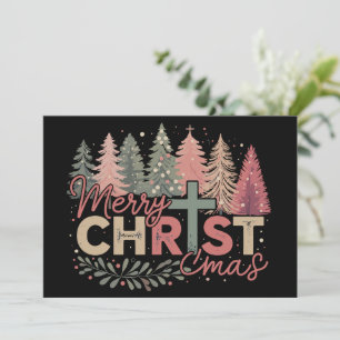 God Jul Kors Tro Jesus Kristet Berättelse Julkort
